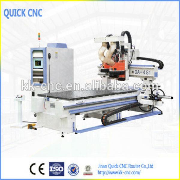 Multifunctional CNC Router with boring head ,cnc wood carving machine,CA481 with heavy duty #1 image