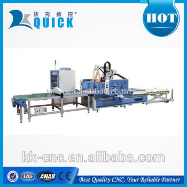 CNC wood engraving machine/ loading and unloading cnc router #1 image
